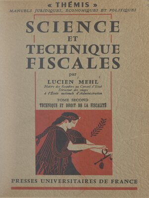 cover image of Science et techniques fiscales, 2